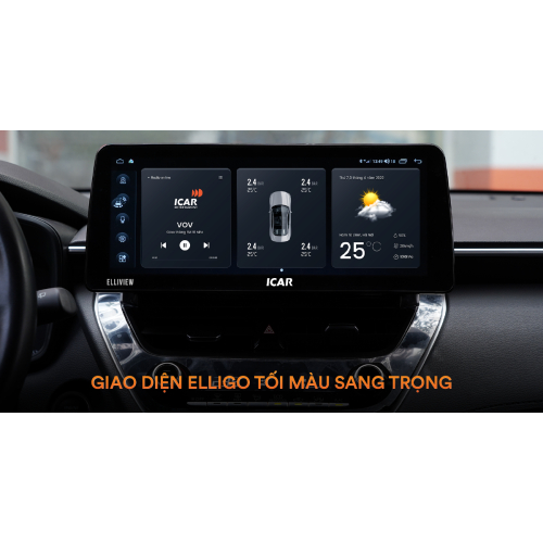 MÀN HÌNH ANDROID Ô TÔ ELLIVIEW Q4